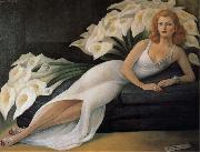 Diego Rivera Portrait of Natasha oil painting on canvas